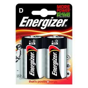 Batérie Energizer Base D Mono LR20, 1,5 V, alkalické, 2 ks