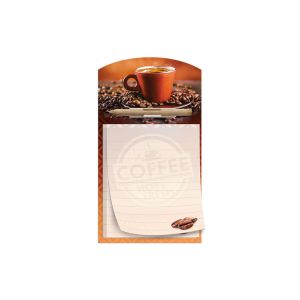 Magnetický trhací zápisník „káva“