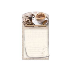 Trhací magnetický zápisník „šálka kávy“