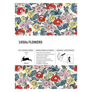Baliaci a kreatívny papier v knihe The Pepin Press „kvety 1950“