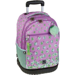 Školská taška na kolieskach Busquets trolley „Tiny apple“