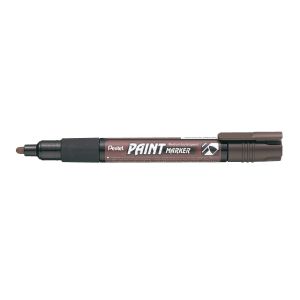 Lakový popisovač Pentel MMP20-E, 4 mm, hnedý