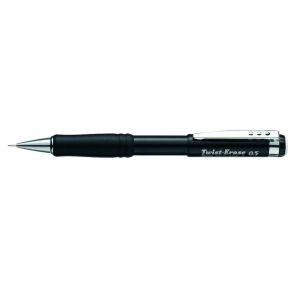 Mechanická ceruzka Pentel Twist-Erase QE515-A, 0,5 mm, čierna