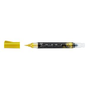 Štetcový popisovač Pentel Brush Pen Dual Metallic, zlatý