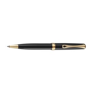 Guľôčkové pero Diplomat Excellence A2, lakované čierne, zlato