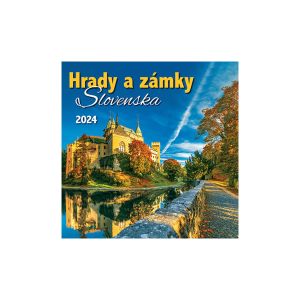 Nástenný kalendár na rok 2024 „Hrady a zámky Slovenska“, N47, 33 x 33 cm