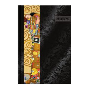 Poznámkový zápisník „Klimt Kiss“, PB91, 138 x 205 mm, 104 listov, štvorčekový