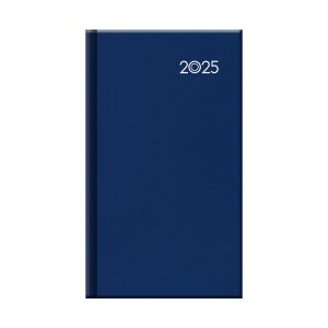 Vreckový diár na rok 2025 „Falcon“, D49, 8 x 14 cm, týždenný, modrý