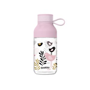 Tritánová fľaša s pútkom Quokka Kids „Birds“, 430 ml