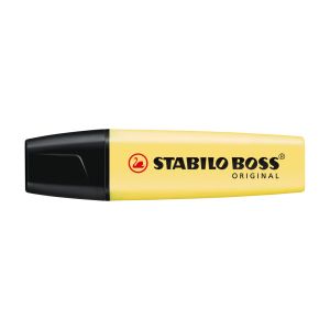 Zvýrazňovač STABILO Boss Original Pastel 70-144, 2 – 5 mm, pastelová žltá