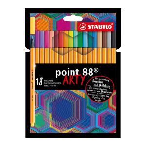 Liner STABILO point 88 ARTY, súprava 18 ks