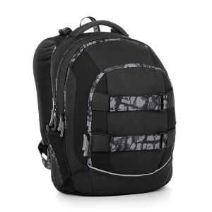 Školský batoh BAGMASTER „Flick 22 B“, čierno-sivý