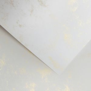 Vizitkový papier A4, 220 g, Marble gold, 20 ks
