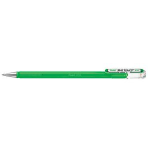 Gélové pero Pentel „Mattehop“,  1 mm, zelená náplň
