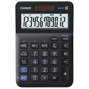 Kalkulačka stolová Casio MS 20 F, 12 miestna
