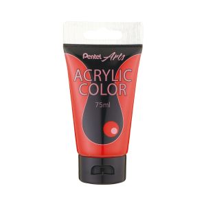 Akrylová farba Pentel, červenooranžová (rumelka), 75 ml