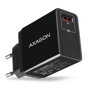 Sieťová nabíjačka Axagon ACU-QC19, USB A, 19 W, čierna