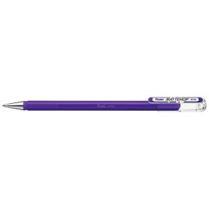 Gélové pero Pentel „Mattehop“,  1 mm, fialová náplň