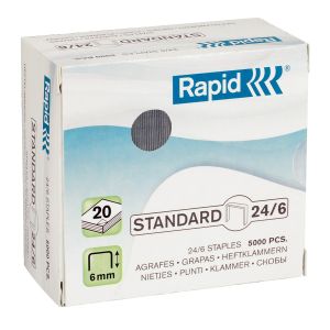 Zošívacie spony Rapid Standard 24/6 mm/5000 ks