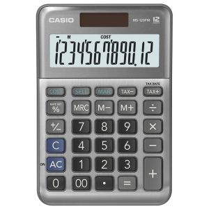 Kalkulačka stolová Casio MS 120 MS, 12 miestna