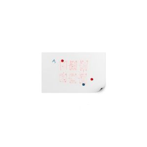 Popisovateľná samolepiaca magnetická fólia ŠEVT FERO – stierateľná biela tabuľa, 99,5 x 109,5 cm, bez potlače