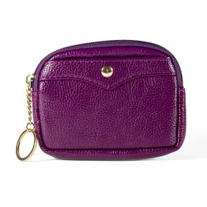 Peňaženka s predným vreckom, fialová