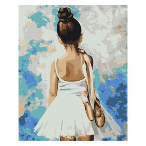 Maľovanie podľa čísel „Malá baletka“ 30 x 40 cm