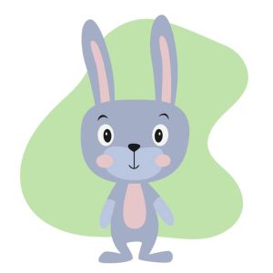 Maľovanie pre deti „Malý zajko“