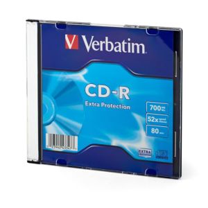 CD-R MY VERBATIM, 700 MB, 52x, slim box