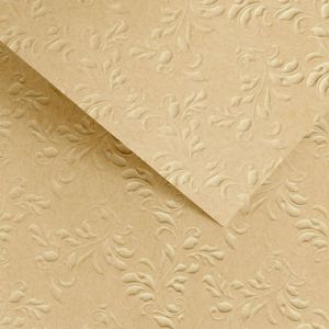 Vizitkový papier, kraftový, A4, 220 g, nature dark beige, 20 ks