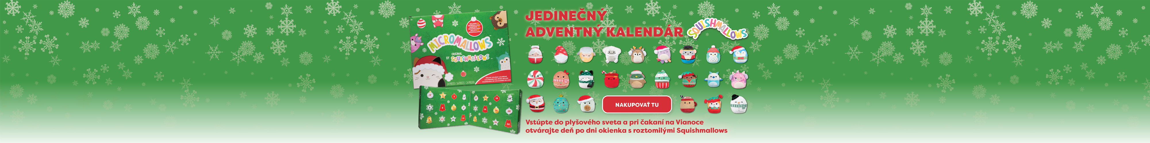 Squishmallows adventný kalendár